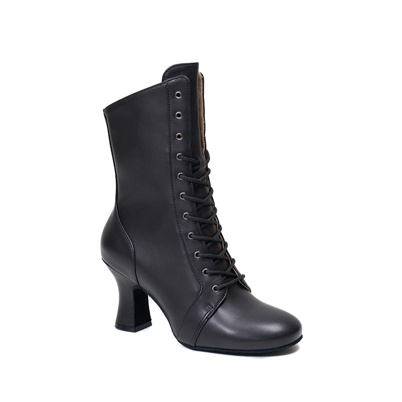 Roxie - 3 Inch Heel Black Character Boot Professional Character Shoes